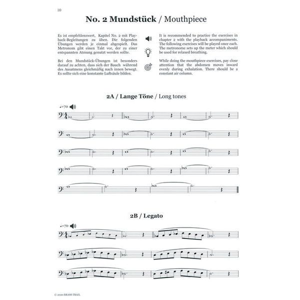 Brasstrail Personal Workbook Bass Clef