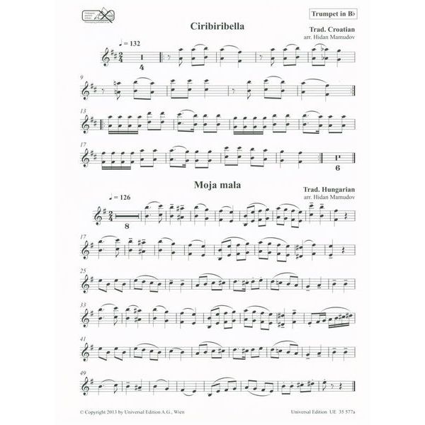 Universal Edition Balkan Play-Along Trumpet