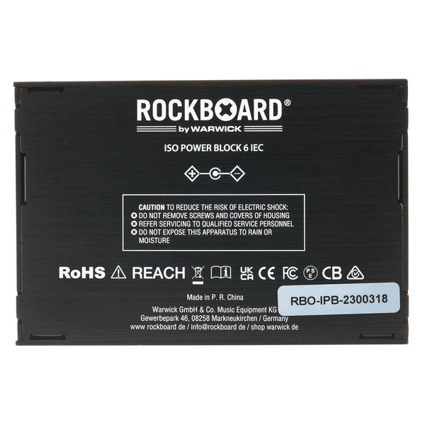 Rockboard ISO Power Block V6 IEC