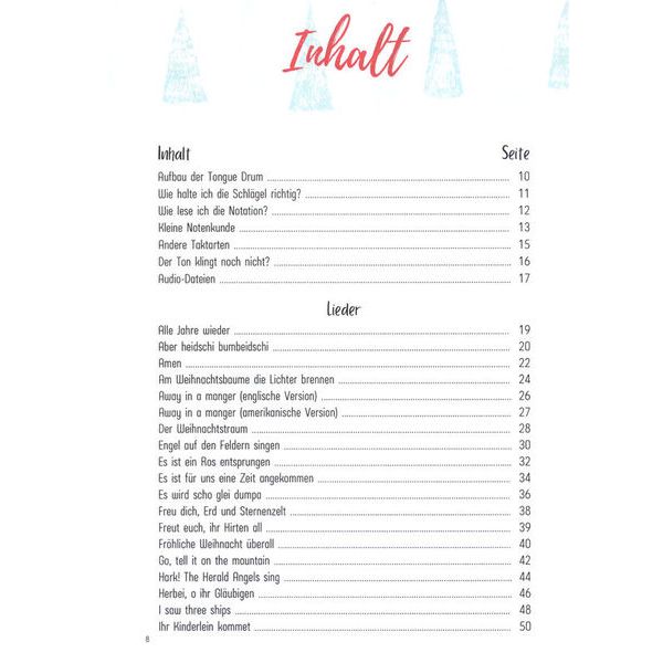 Claudia Gro Steel Tongue Drum Weihnacht