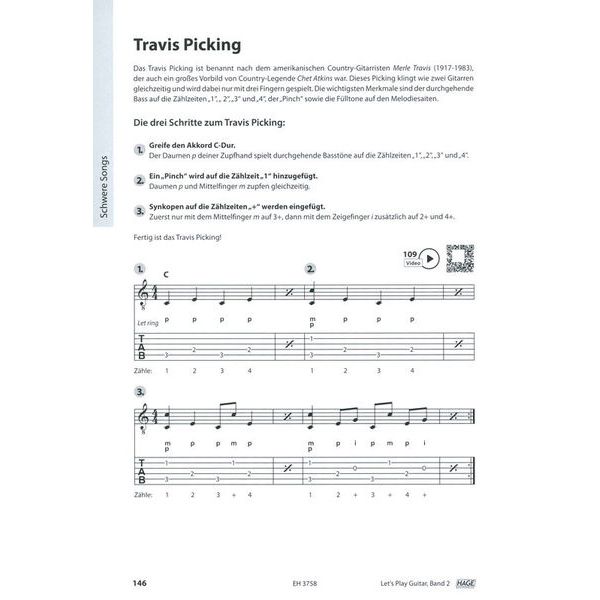 Hage Musikverlag Let's Play Guitar 2
