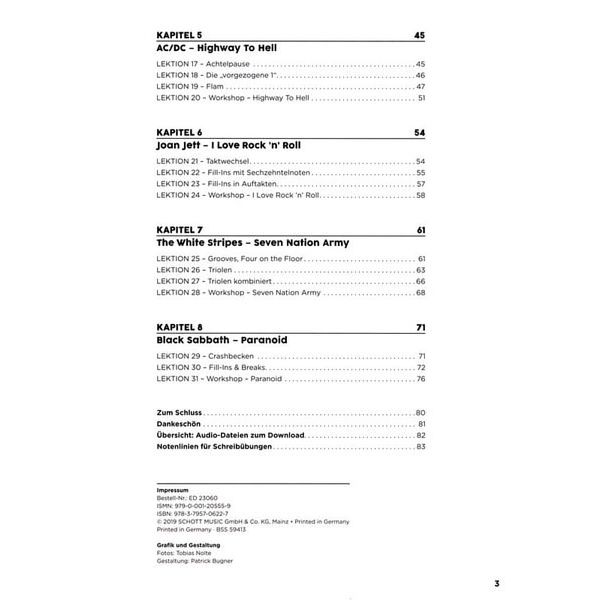 Schott Rock's Cool Drums 1