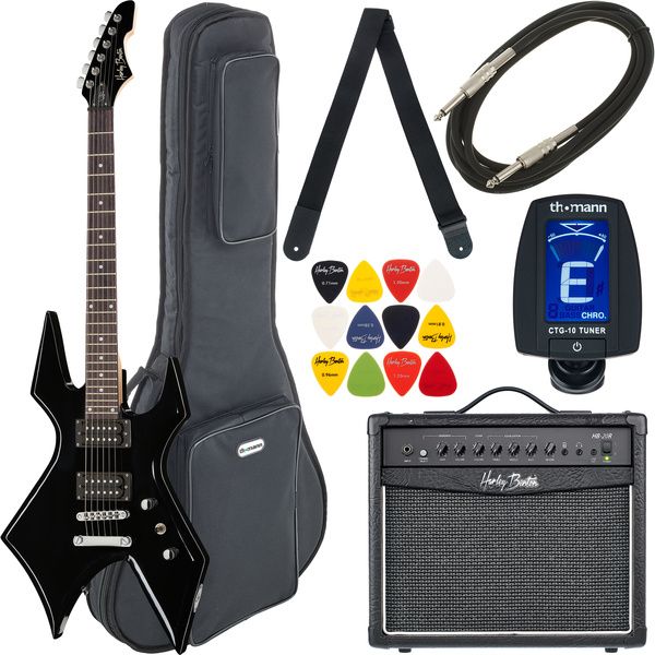 Harley Benton WL-20BK Rock Series Bundle 4