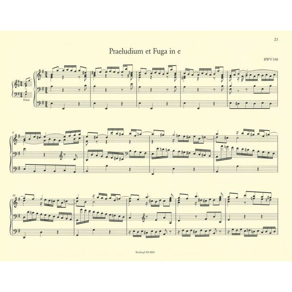 Breitkopf & Hrtel Bach Smtliche Orgelwerke 2