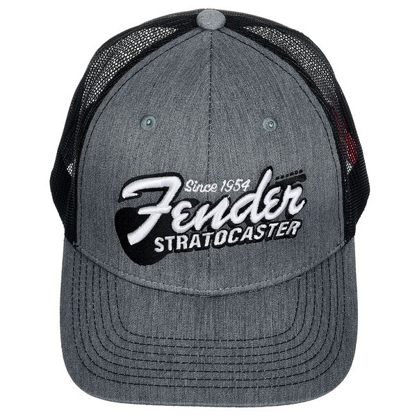 Fender Strat Guitar Hat Heather Grey
