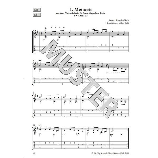 Acoustic Music Books 40 Masterworks J.S.Bach