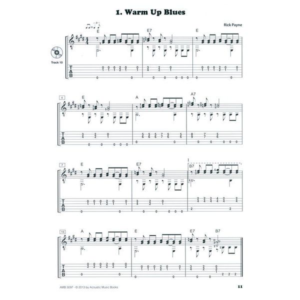 Acoustic Music Books Fingerstyle Blues Collection