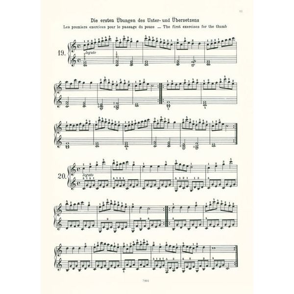 Edition Peters Czerny Erster Lehrmeister