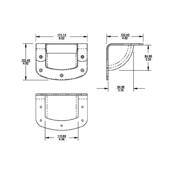 Adam Hall 34053 Box Handle