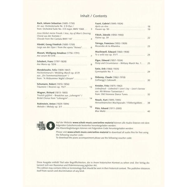 Schott Classical Highlights A-Sax