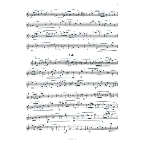 Editions Billaudot Etudes Atonales Faciles Sax