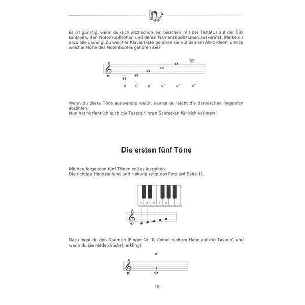 Voggenreiter Akkordeon-Express-Kurs