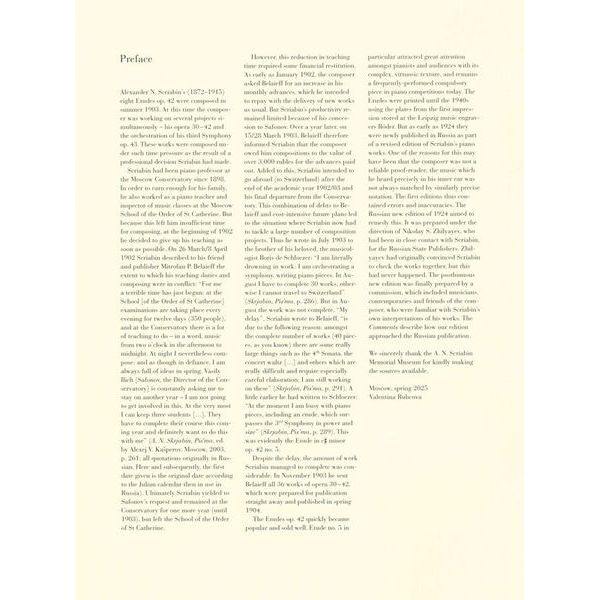 Henle Verlag Skrjabin Acht Etüden op.42