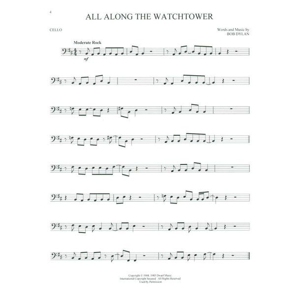 Hal Leonard Greatest Songs Of Rock Cello