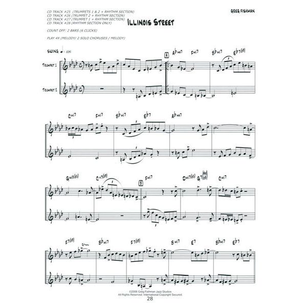 Greg Fishman Jazz Trumpet Duets