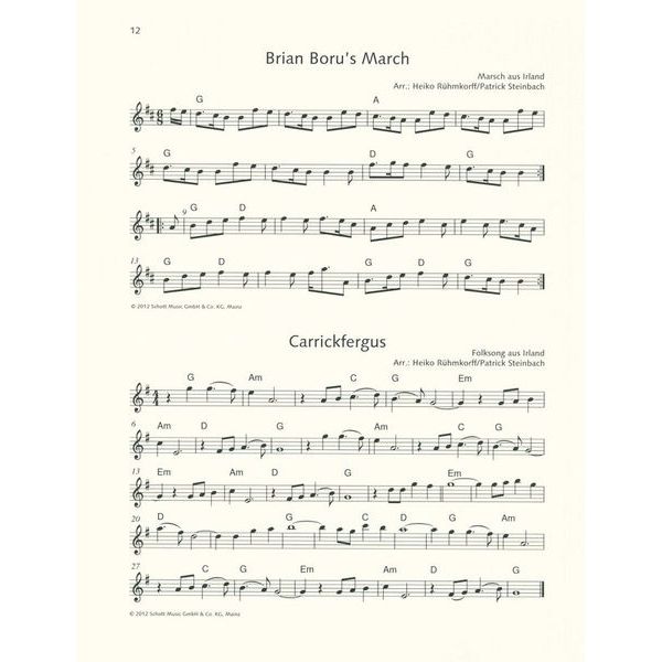 Schott The Irish Violin Book