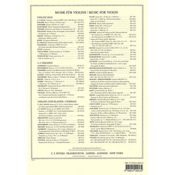 Edition Peters Monti Czardas Violin und Klav