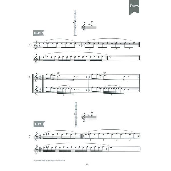 Holzschuh Verlag Schule for Altblockflöte 2 +DL