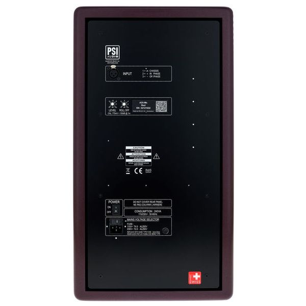 PSI Audio A25-M Studio Red