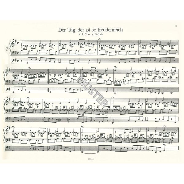 Edition Peters Bach Orgelbüchlein