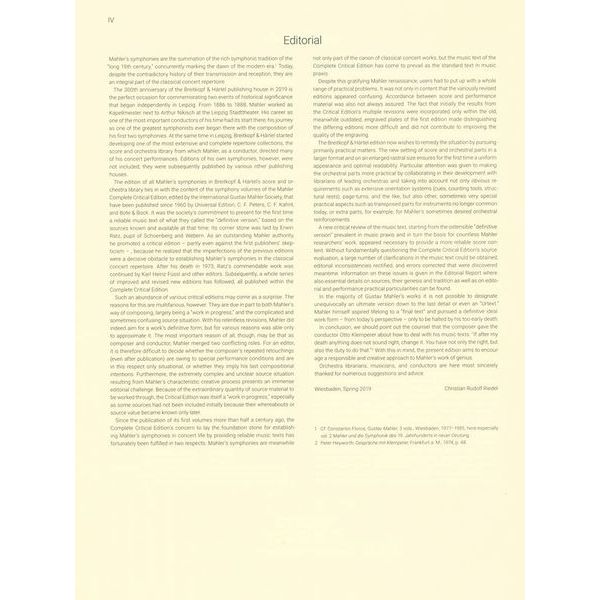 Breitkopf & Hrtel Mahler Symphonie Nr. 5