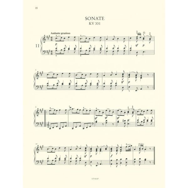 Wiener Urtext Edition Mozart Klaviersonaten 2