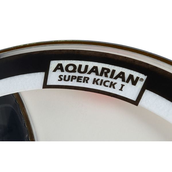 Aquarian 22" Super Kick Clear Bass Set