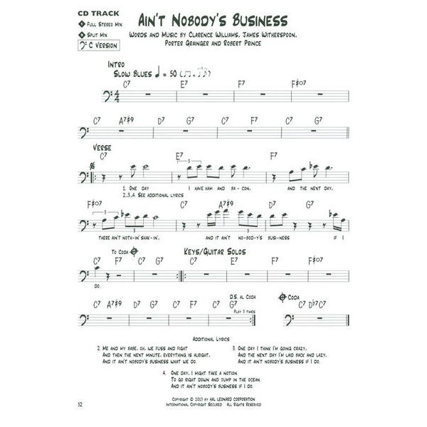 Hal Leonard Blues Play-Along Standards