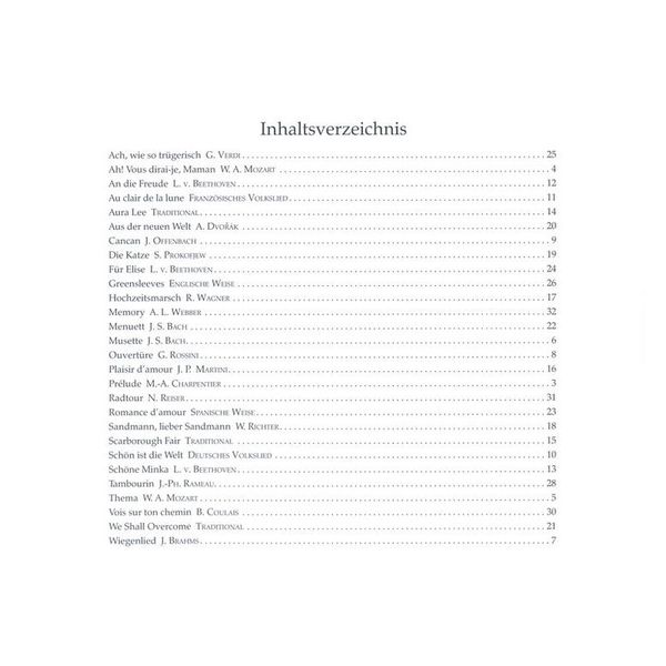 Holzschuh Verlag Allererste Lieblingsmelodien