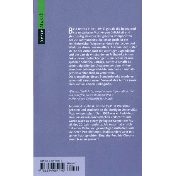 Schott Bartok Leben und Werk