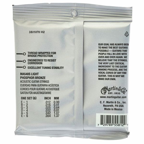 Martin Guitar MA-540S Authentic Acoustic Set