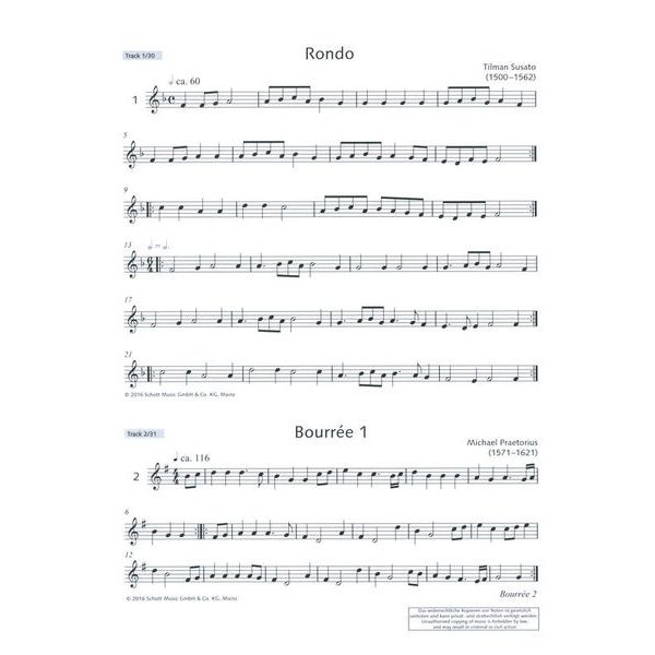 Schott Klassik für Kinder Recorder