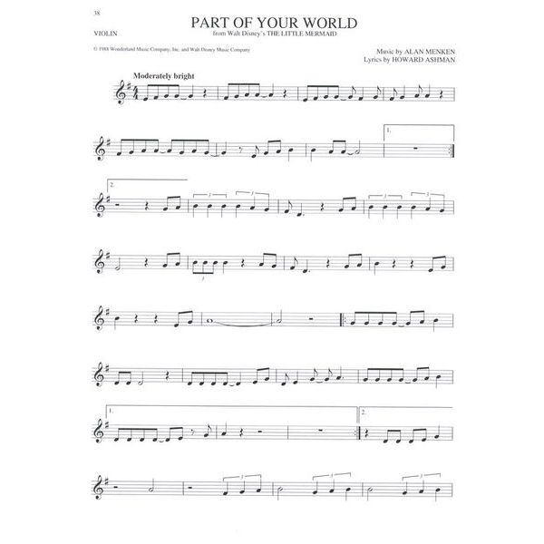 Hal Leonard The Big Book Of Disney Violin