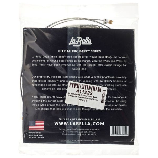 La Bella 760FS-B Deep Talkin Bass