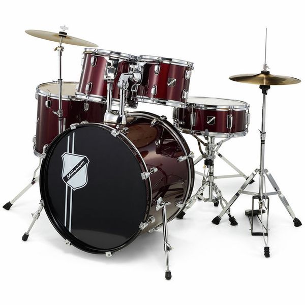 Millenium Focus 22 Drum Set Red