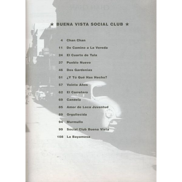 Hal Leonard Buena Vista Social Club