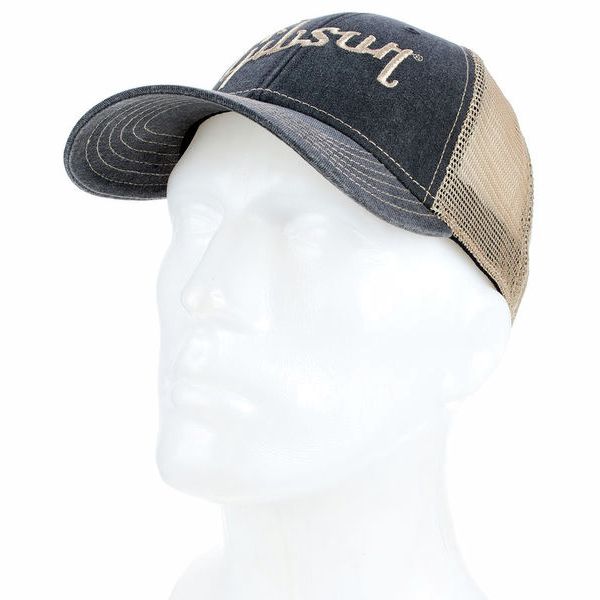 Gibson Baseball Cap Faded Denim