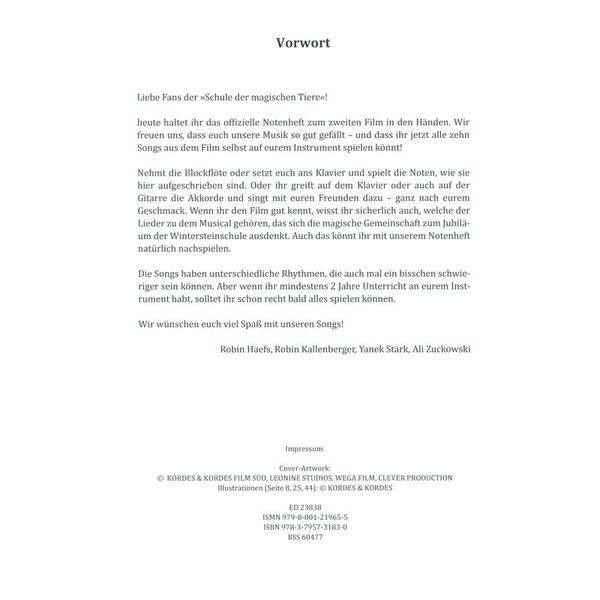 Schott Schule der magischen Tiere 2