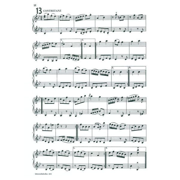 Heinrichshofen Verlag Mozart Duette Violin