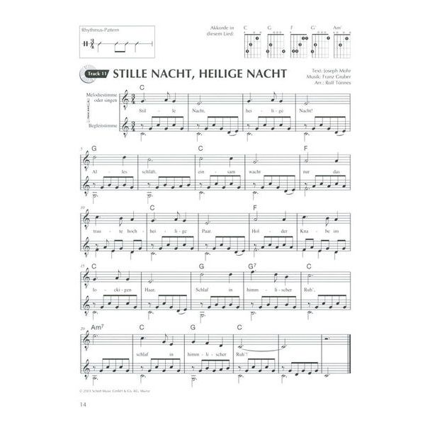Schott Weihnachtslieder Gitarre Hobby