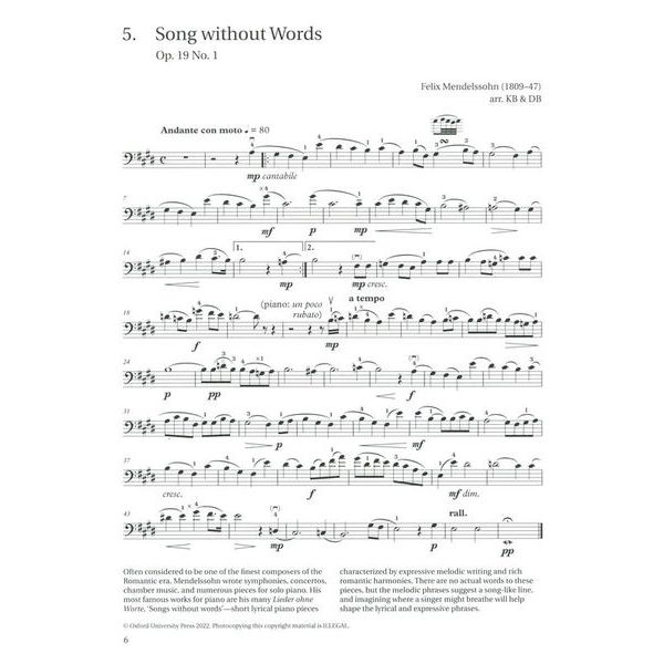 Oxford University Press Solo Time For Cello 2