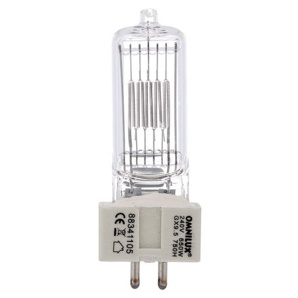 Omnilux 240V/650W GX-9,5 750h 3000K