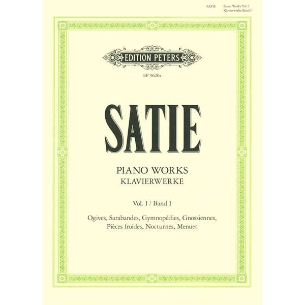 Edition Peters Satie Klavierwerke 1