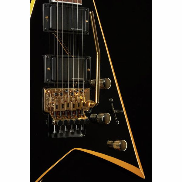 Jackson RRX24 Black with Yellow Bevels