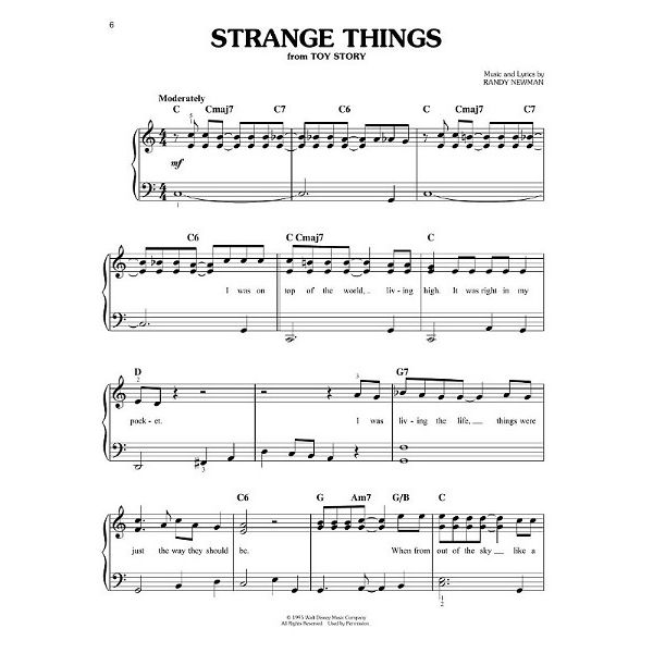 Hal Leonard Toy Story Easy Piano