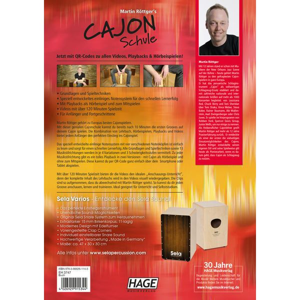 Hage Musikverlag Cajon Schule