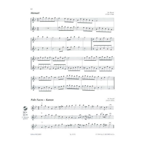 Ricordi Die Altblockflöte 1