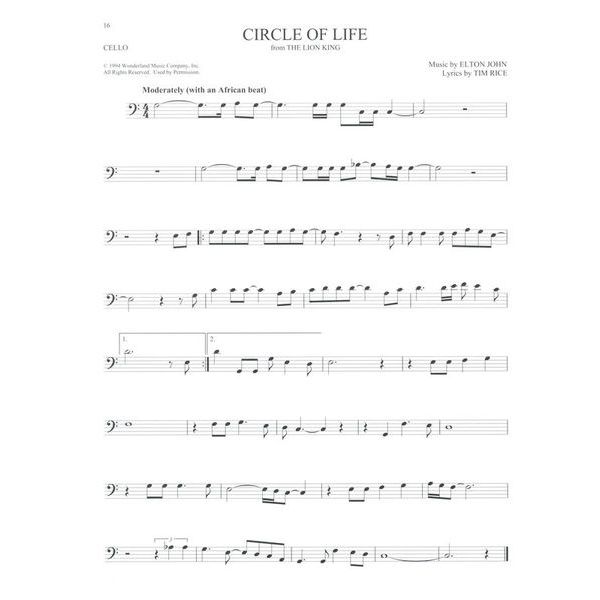 Hal Leonard 101 Disney Songs: Cello