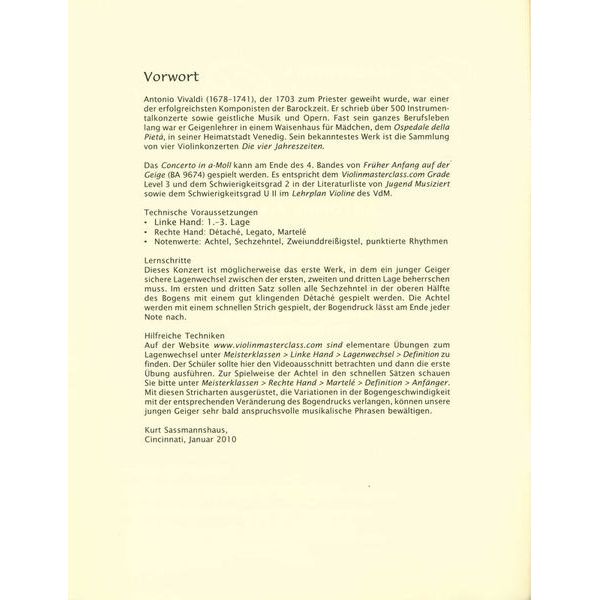 Brenreiter Vivaldi Concerto op.3/6