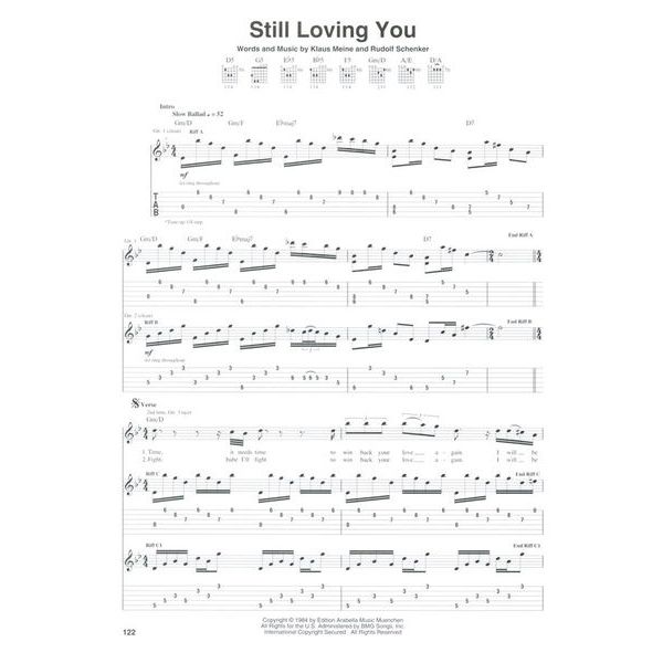 Hal Leonard Best Of Scorpions